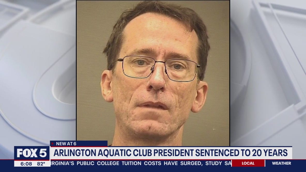 Arlington Aquatic Club's former president sentenced to 20 years in prison